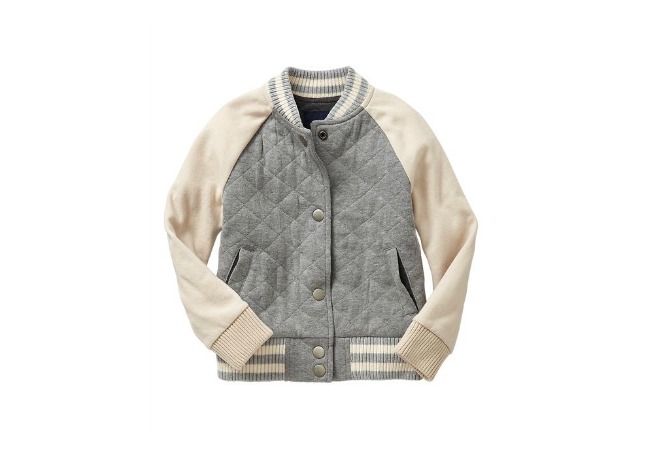 Quilted Varsity Jacket