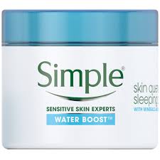 Simple Water Boost Sleeping Cream 