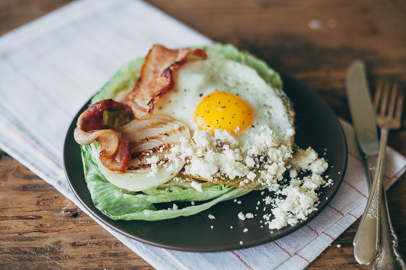 Grilled Wedge Breakfast Salad