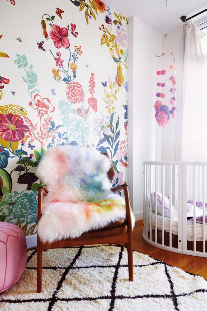 Watercolor Baby Girl Nursery