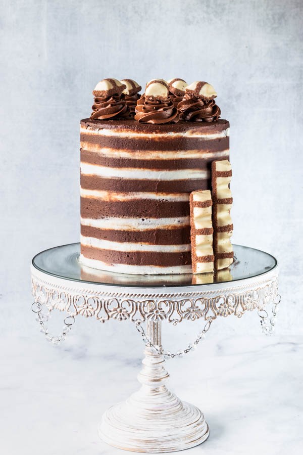 Towering Kinder Bueno Cake