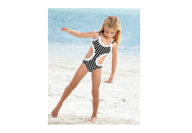 Black Hearts Monokini