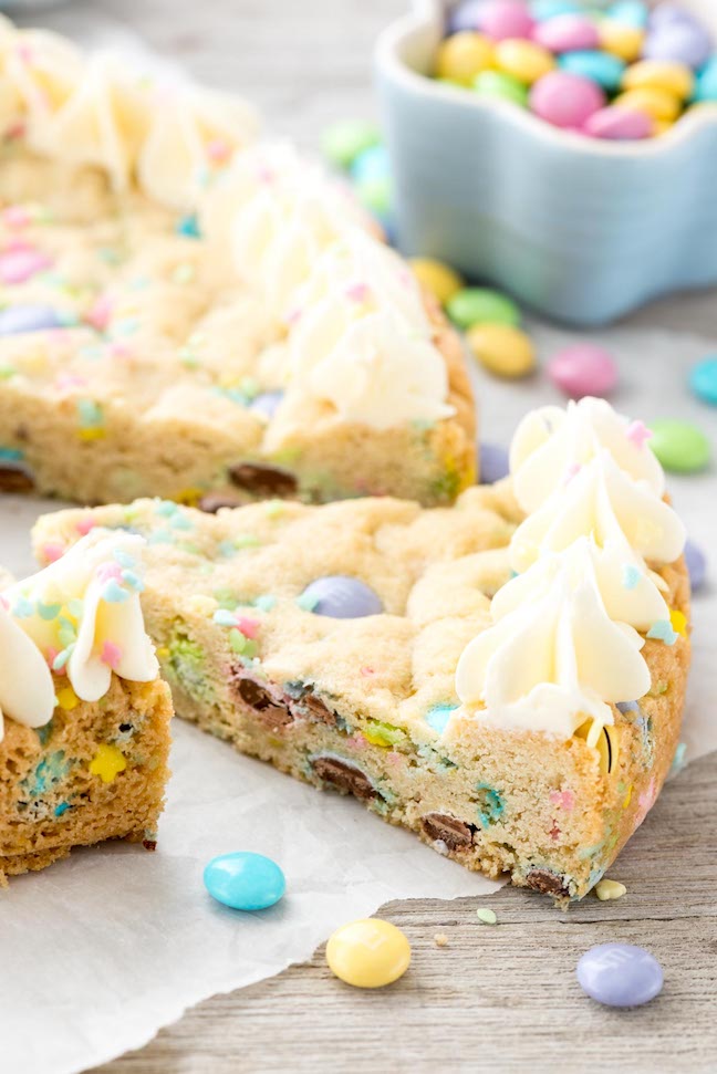 Easter Sugar Cookie Cake