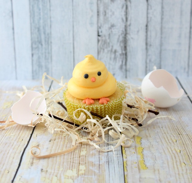 Easter Chick Cupcakes