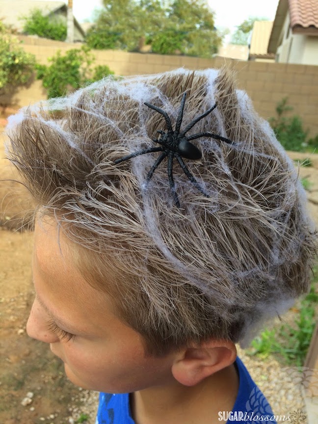 Spooky Spider Web Hair 