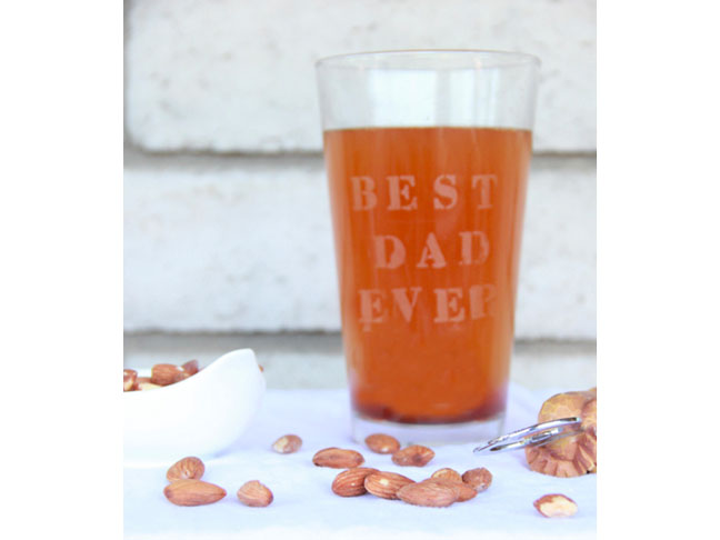 Etched Pint Glasses