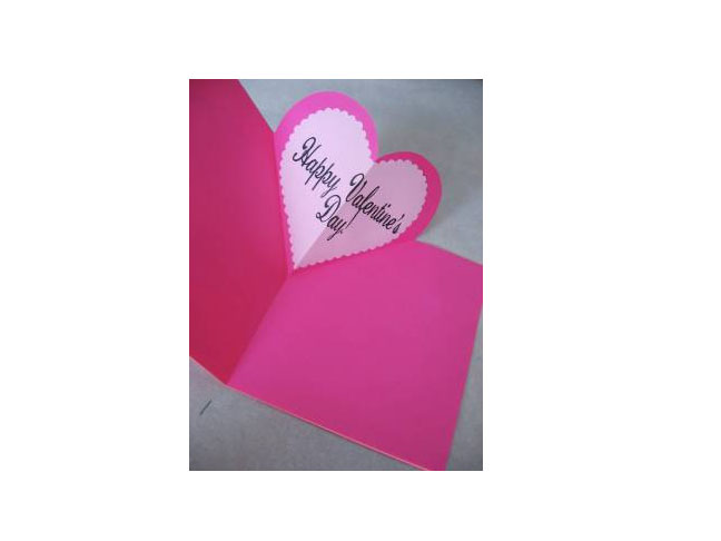 Heart Pop-Up Valentine