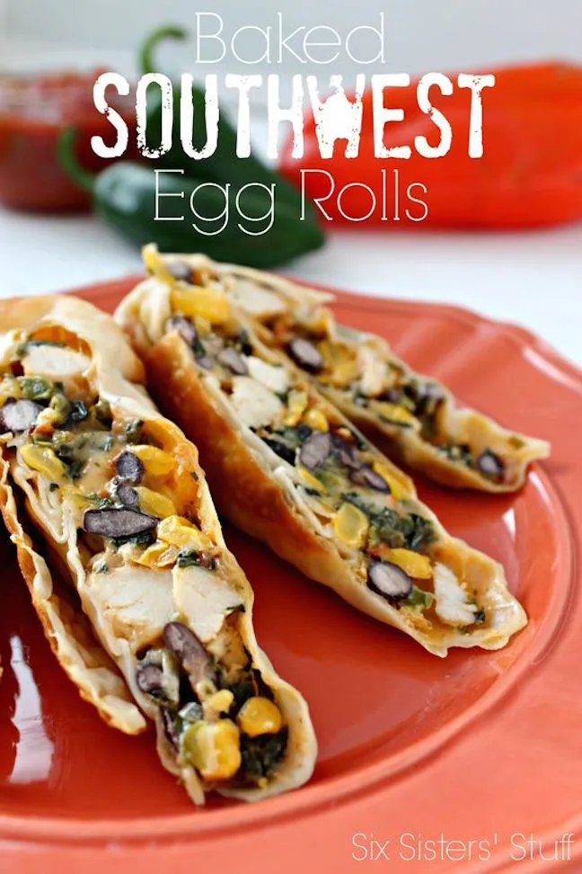 Baked Southwest Egg Rolls