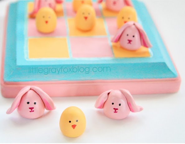 DIY Easter Egg Tic-Tac-Toe Game