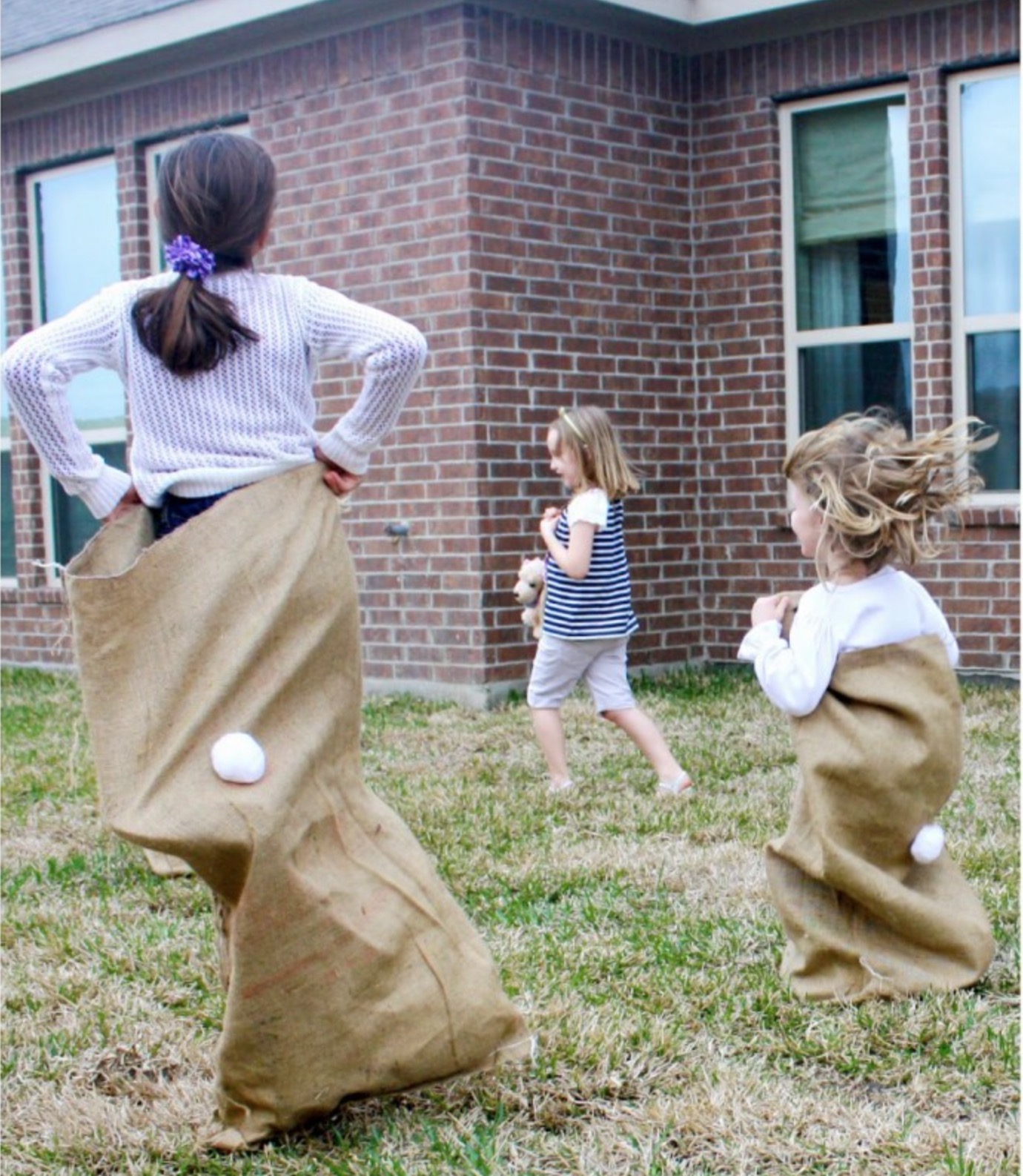 Easter Bunny Potato Sack Race