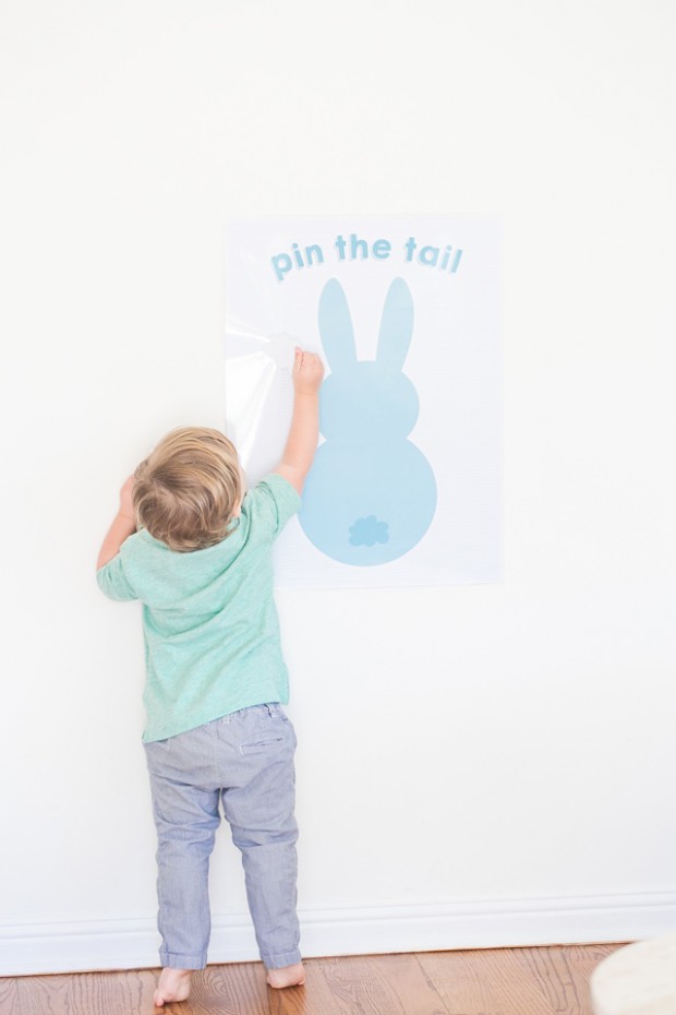 Printable Pin the Tail on the Bunny Easter Game