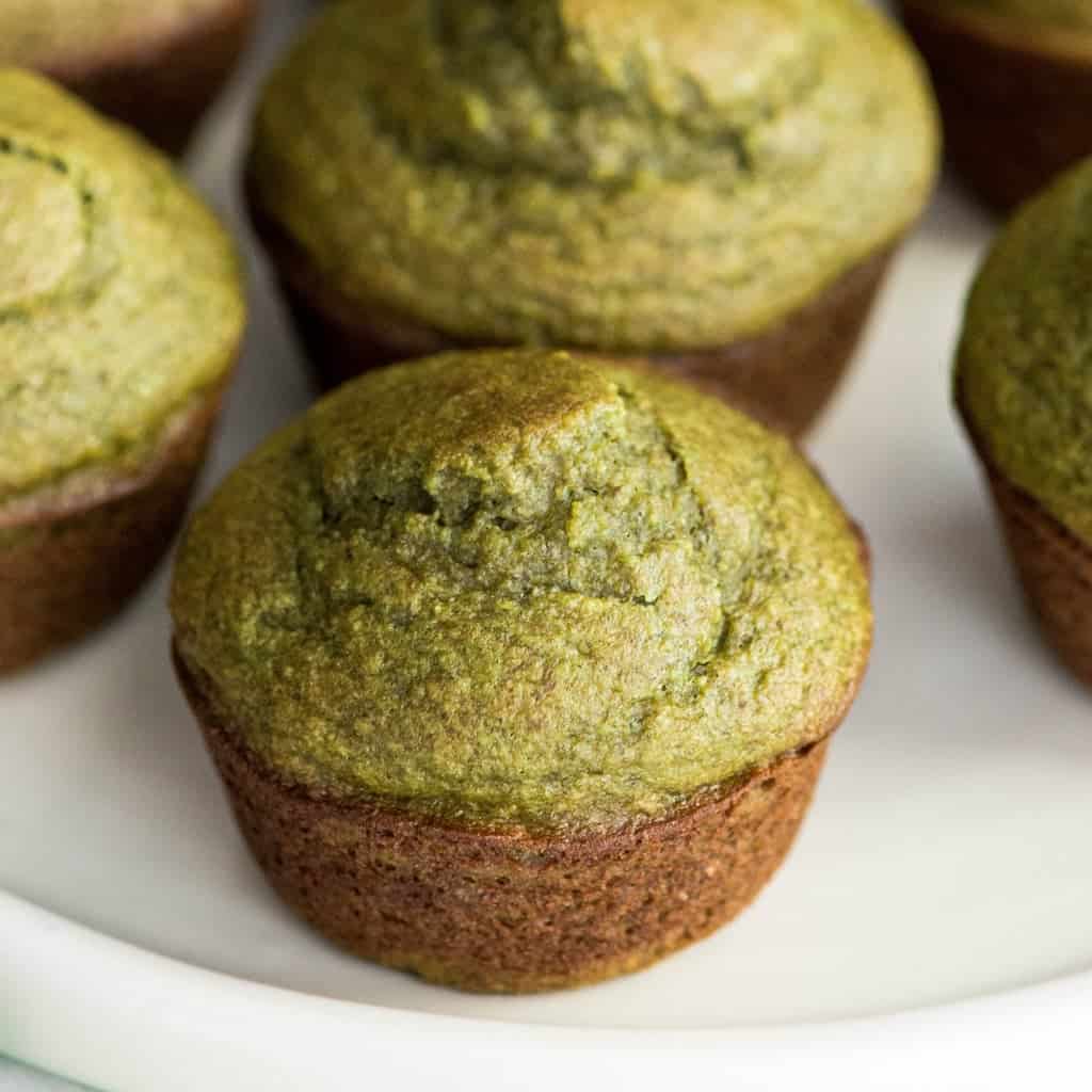 Blender Spinach Banana Muffins