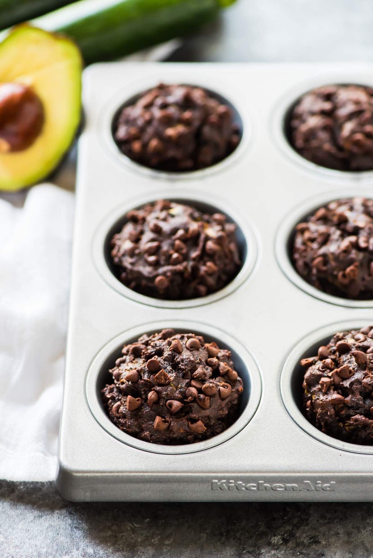 Chocolate Zucchini Muffins