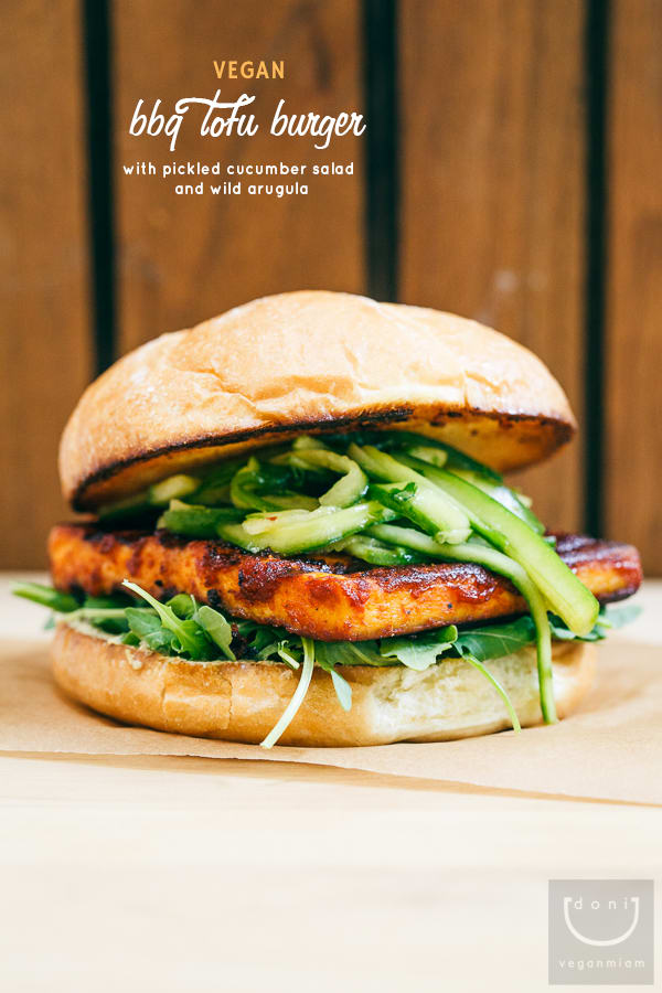 Vegan Tofu Burger