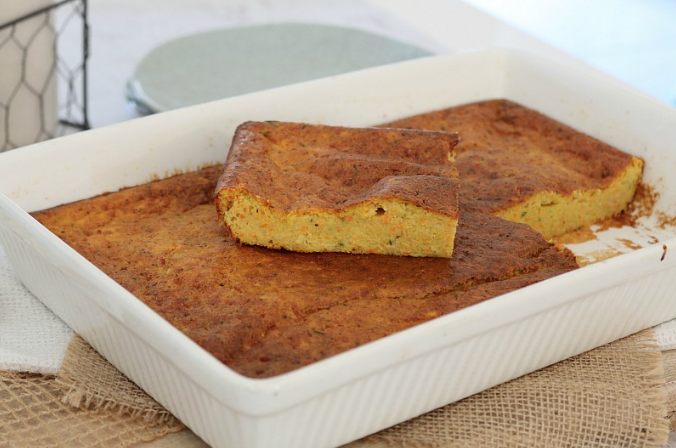 Healthy Carrot and Zucchini Slice