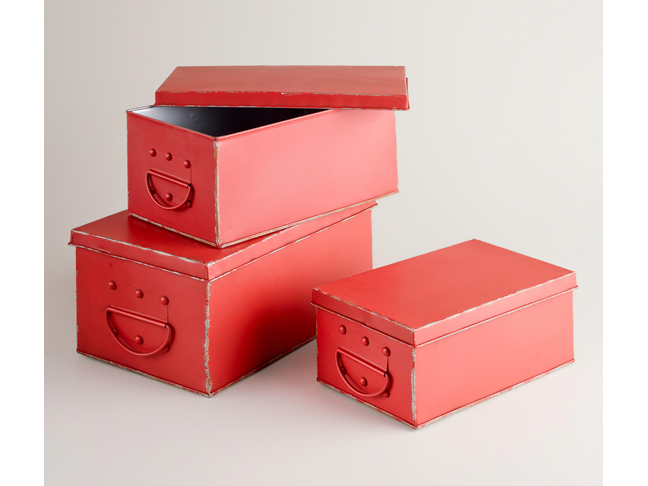 Red Metal Box