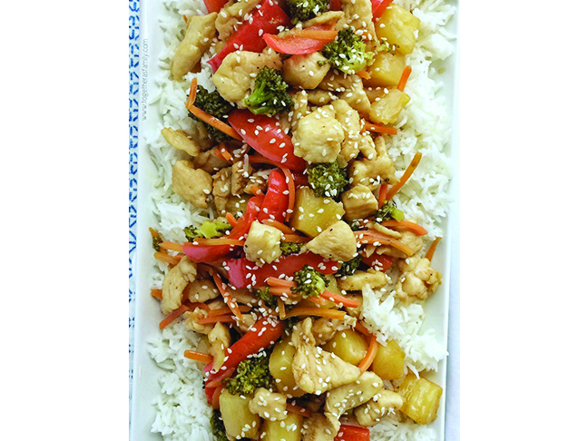 Pineapple Teriyaki Chicken Stir Fry