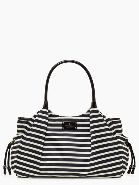 Kate Spade Stripe Stevie Baby Bag 