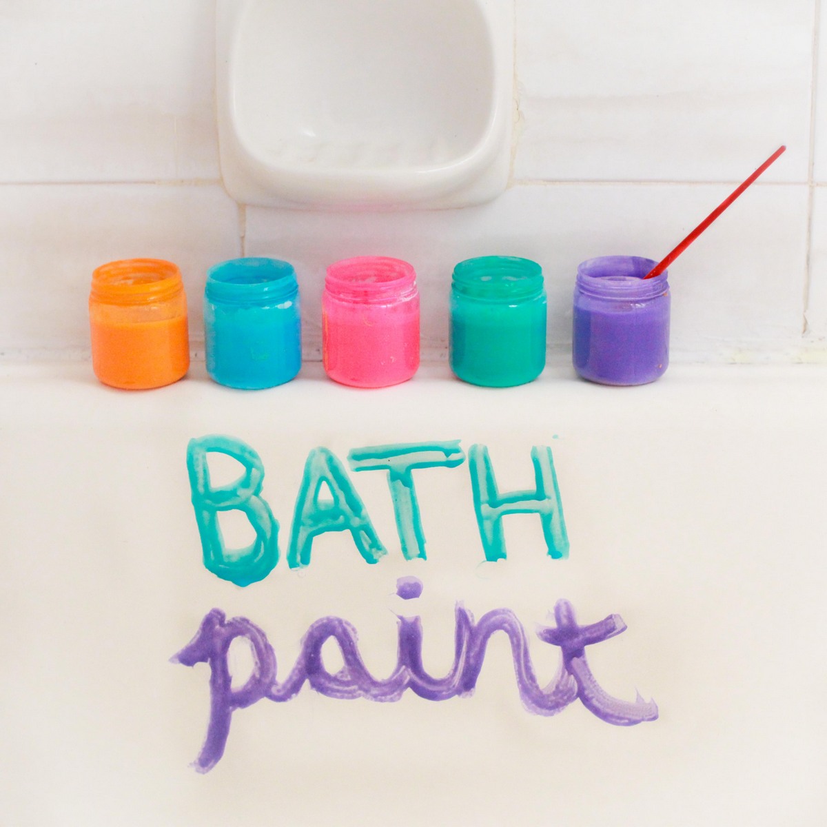 DIY Bath Paint Recipe