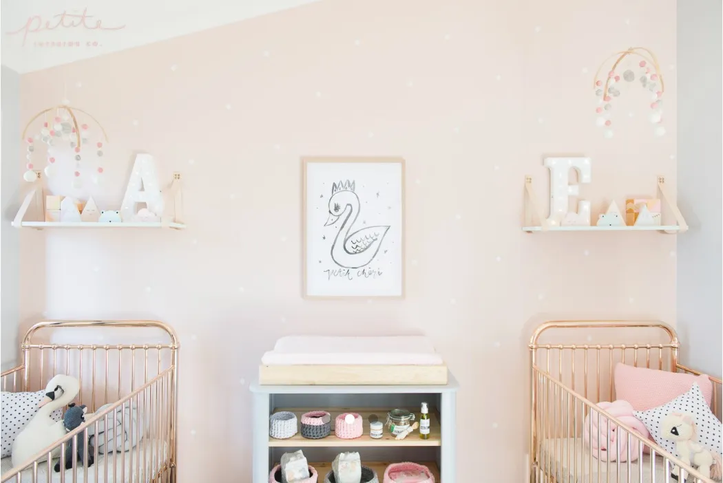 Multitasking Nursery for Twins