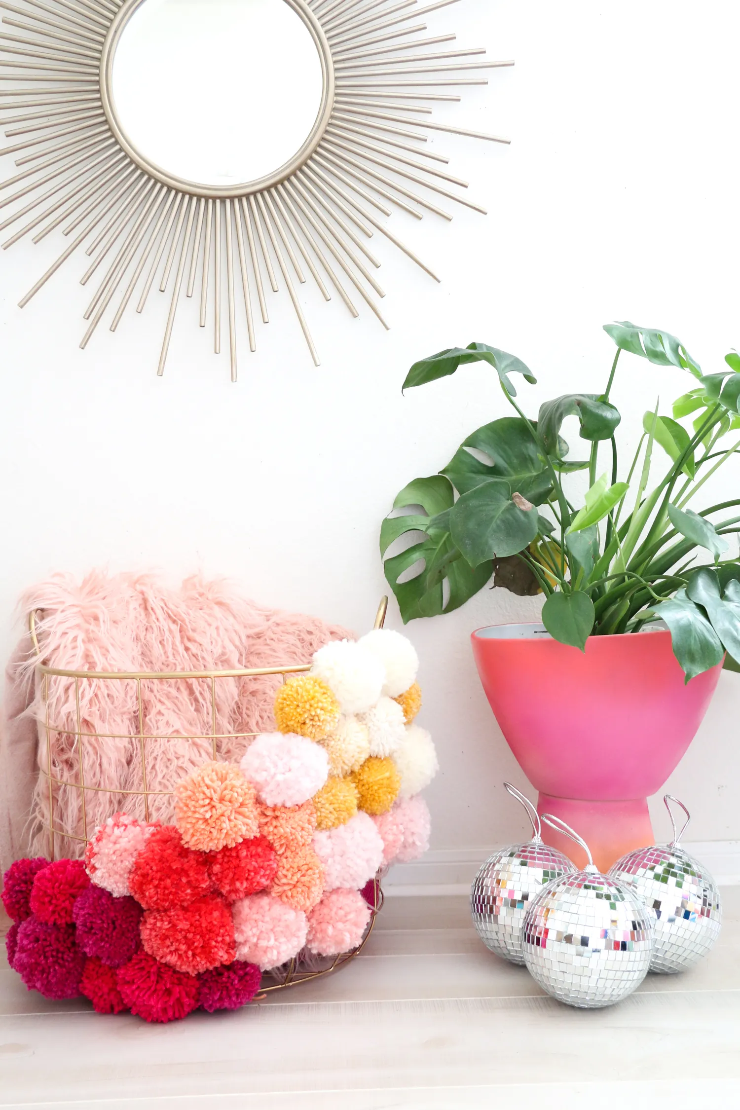 Pom Pom Storage Basket