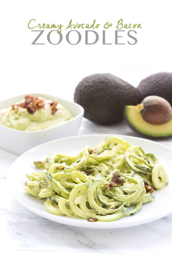 Avocado Bacon Zoodles