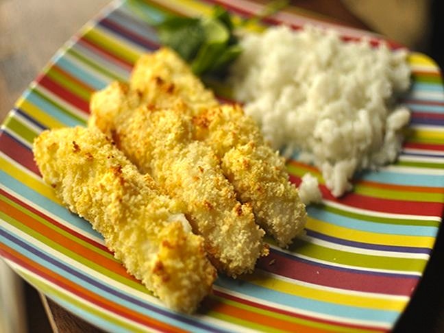 Panko Crusted Fish Sticks