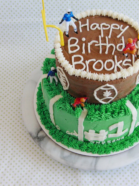 Touch Down! Manly Football Cake