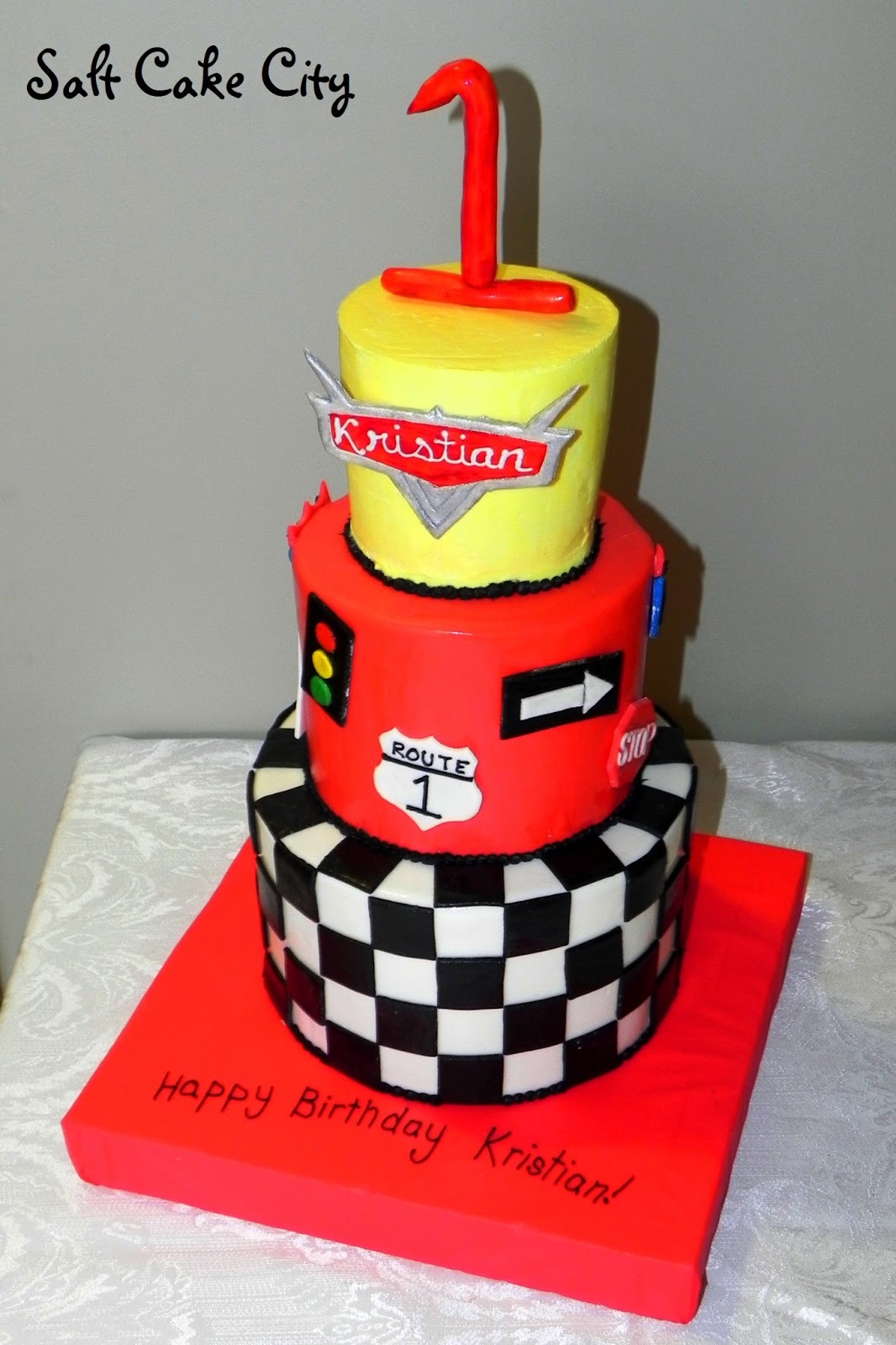 Start Your Engines Cake