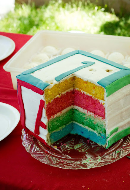 ABC Block Cake