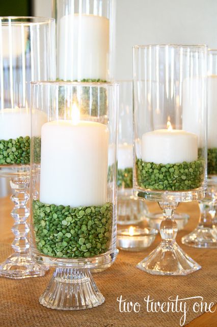 Split Pea Candles