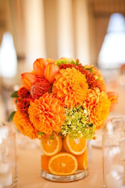 Oranges and Flowers