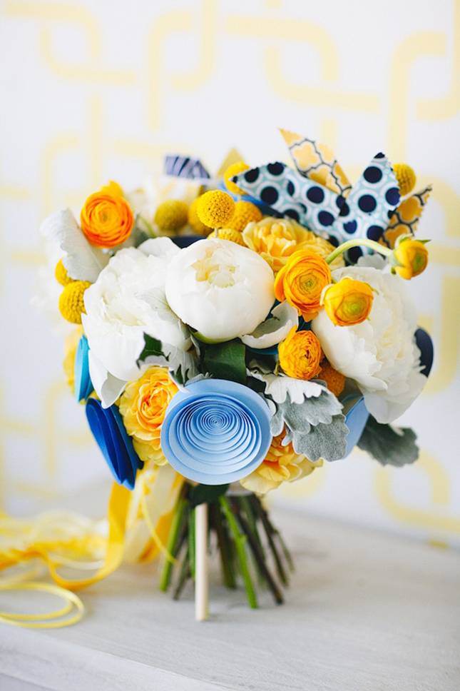 Paper and Flowers Bouquet