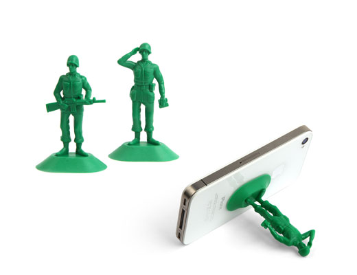 Army Man Phone Stands