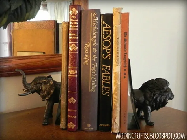 Plastic Animal Bookends