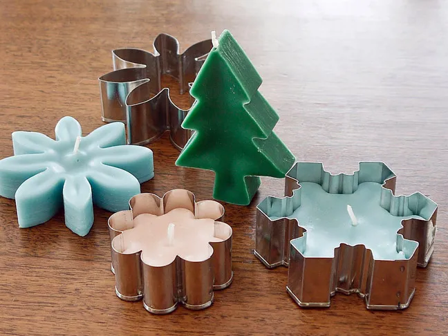 Cookie Cutter Candles