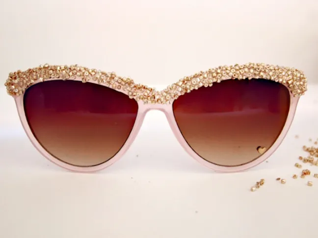 DIY Embellished Sunglasses