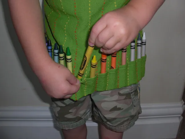 Kid's Crayon Apron