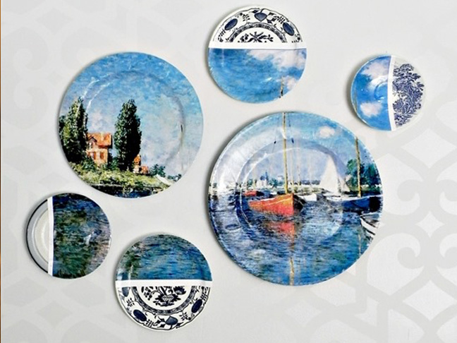 Collage Art Plates