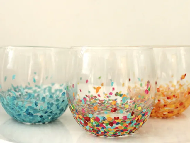 Easy Anthropologie Confetti Tumblers