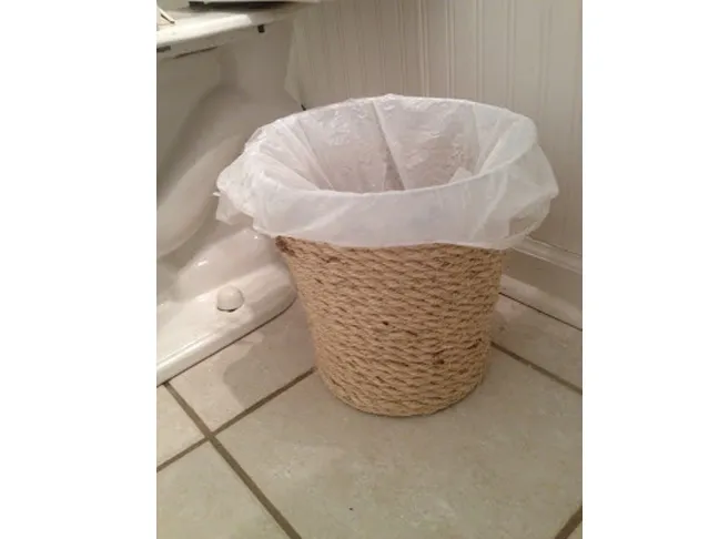 Wastebasket Makeover