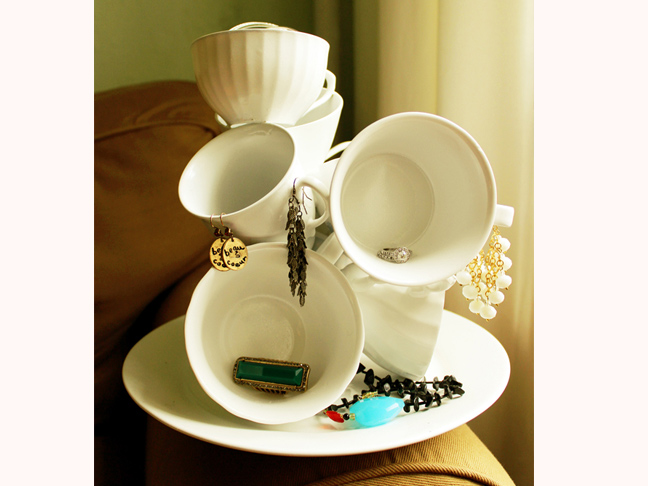 DIY Teacup Sculpture