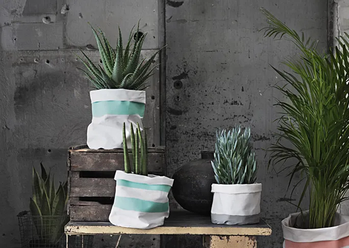 DIY Textile Pots