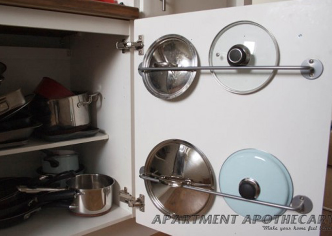 Pots & Pans Lid Storage