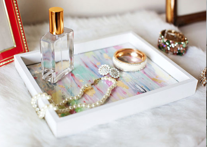 Jewelry Tray from a Picture Frame