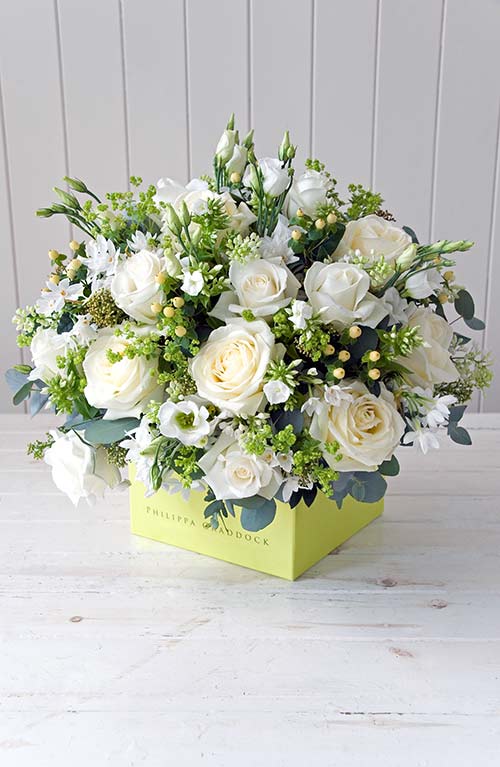 Arrange Flowers In a Box