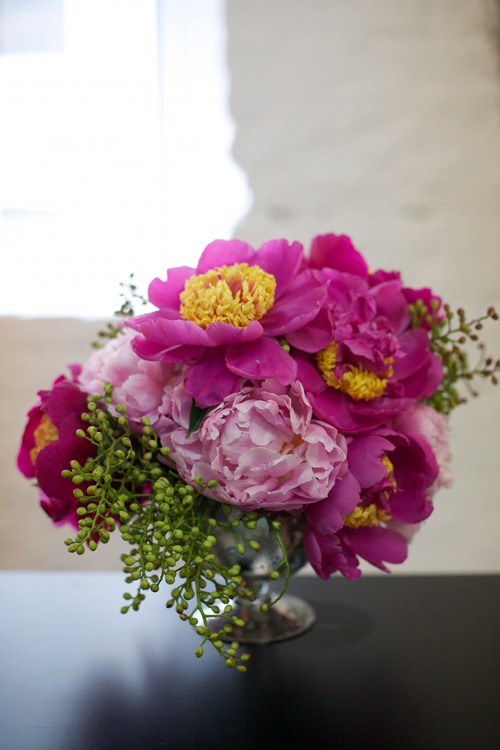 Using Open Peonies