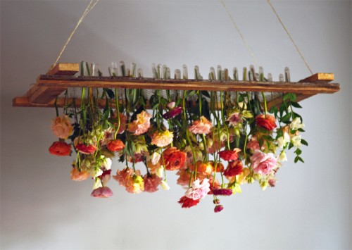 Make a Flower Chandelier