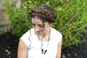 Special Occasions: Milkmaid Braids