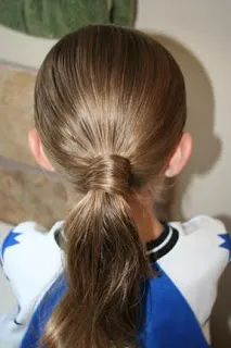 For School: Wrapped Ponytail